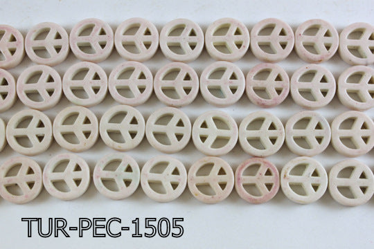 Turquoise Peace 15mm 16'' TUR-PEC-1505