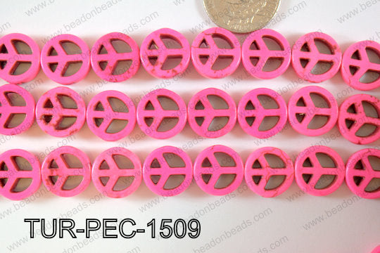 Howlite Peace 15mm TUR-PEC-1509