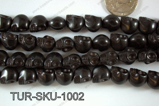 Turquoise Skull 10x13mm TUR-SKU-1002