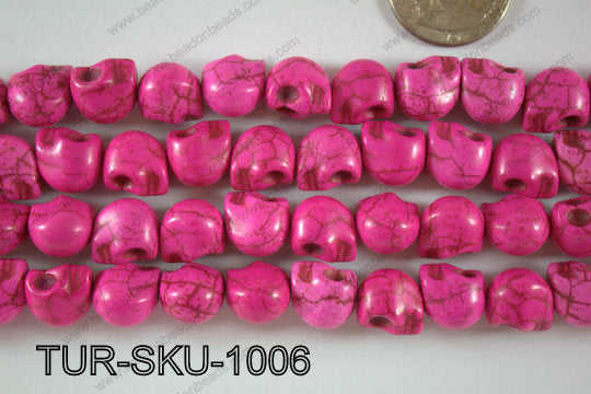 Turquoise Skull 10x13mm TUR-SKU-1006