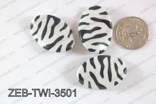 Zebra Twisted 25x35mm ZEB-TWI-3501