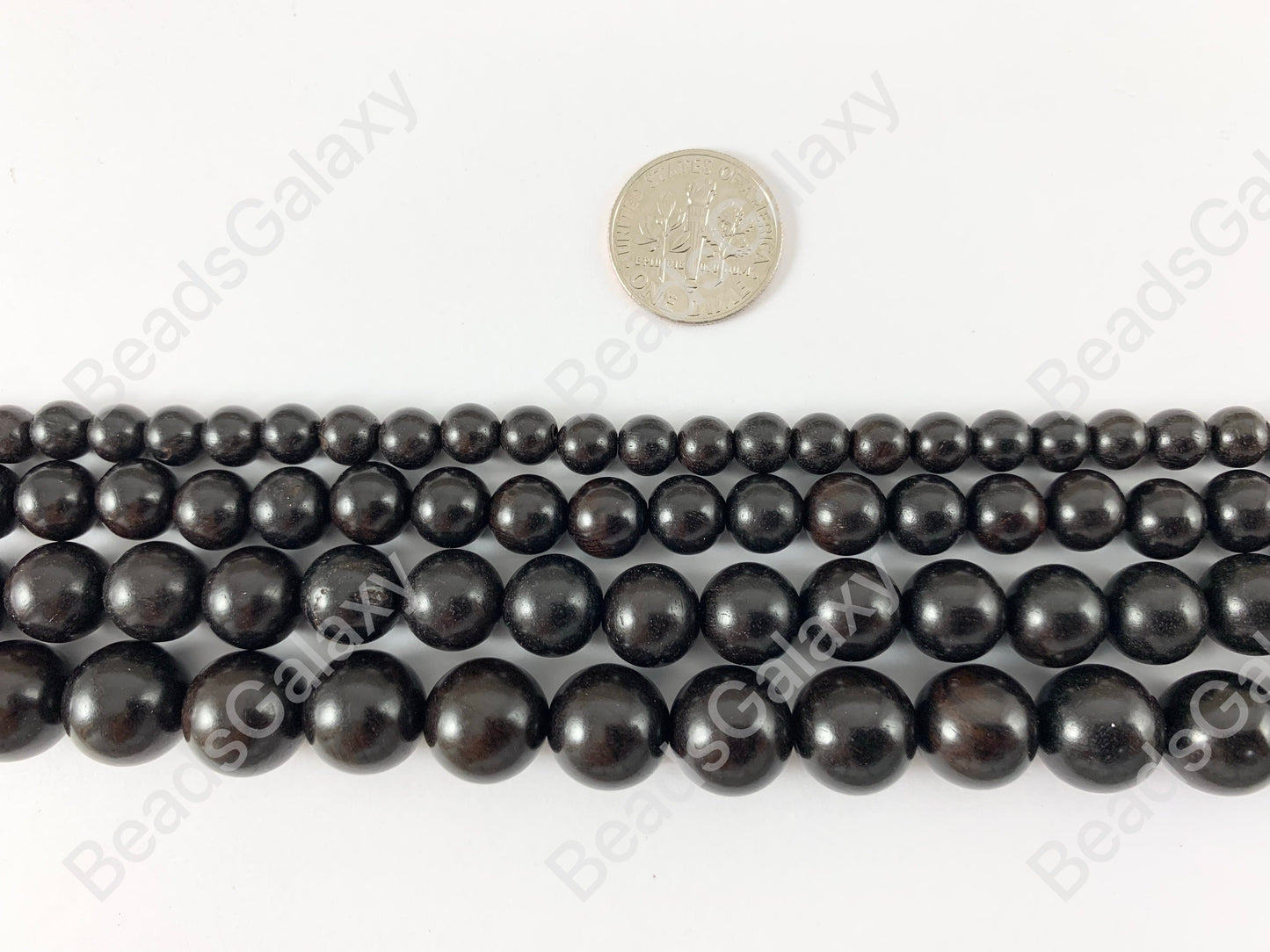 Sandalwood Round Smooth Natural Beads 15"-16"