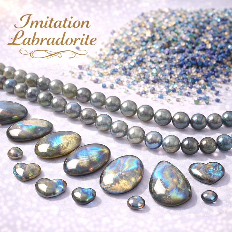 Imitation Labradorite Beads