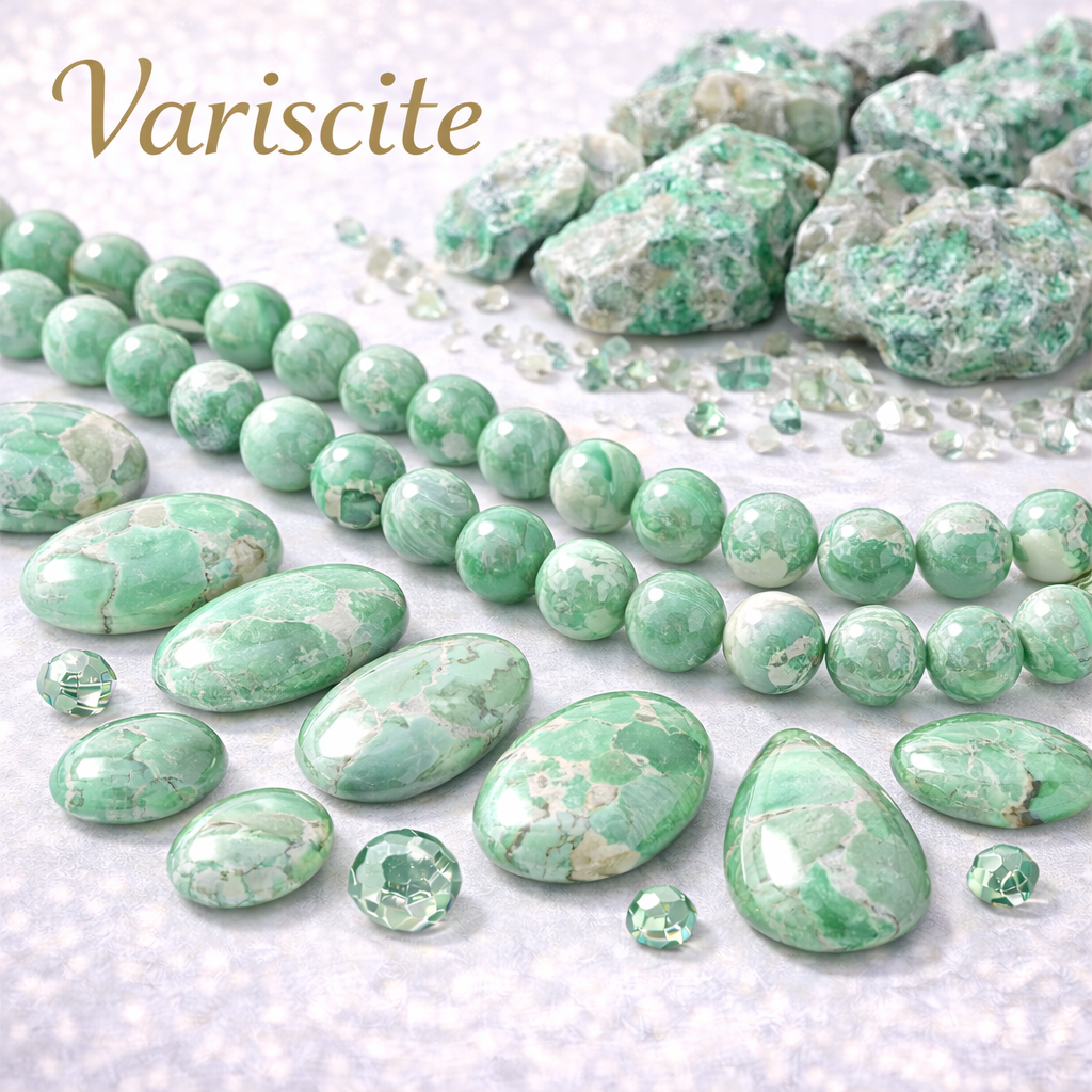 Variscite Beads