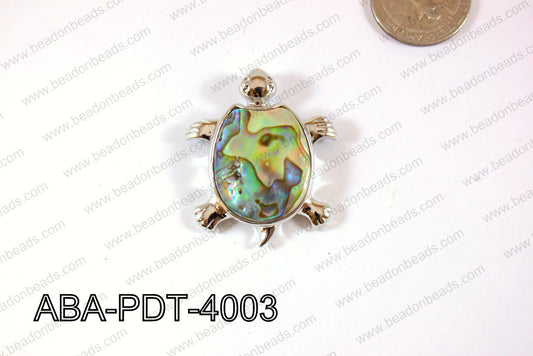 Abalone Pendant Turle 35x40mm ABA-PDT-4003