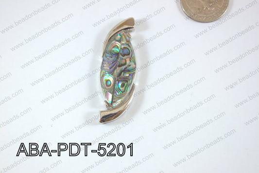 Abalone Pendant Seed 18x52mm ABA-PDT-5201