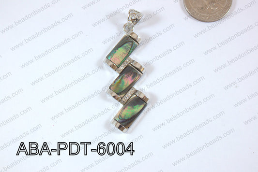 Abalone Pendant Step 20x60mm ABA-PDT-6004
