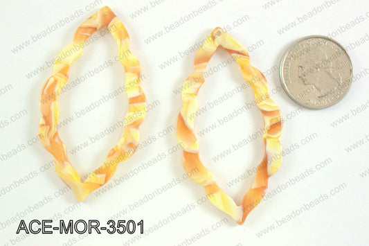 Acetate moroccan pendants 35x63mm ACE-MOR-3501