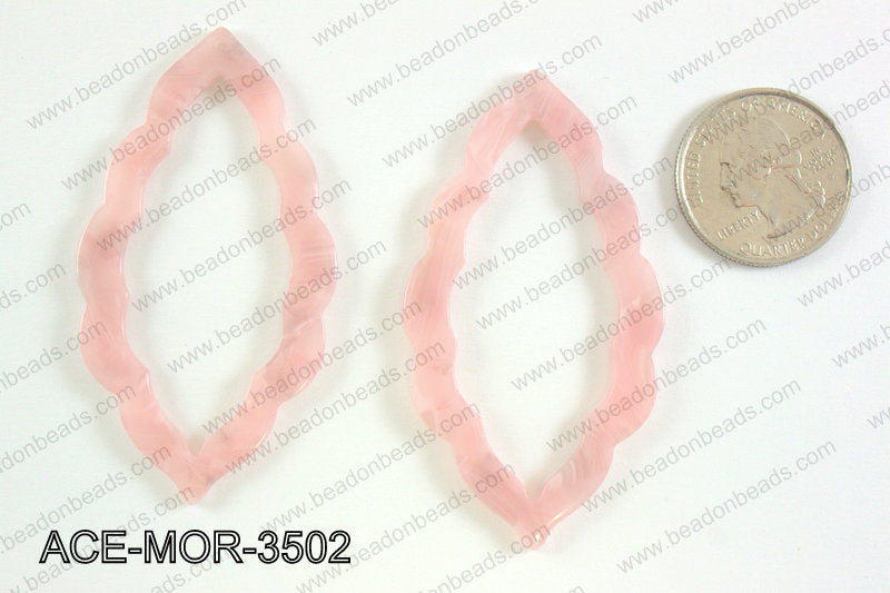 Acetate moroccan pendants 35x63mm ACE-MOR-3502