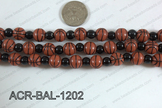 Acrylic Round Ball 12mm basketball ACR-BAL-1202