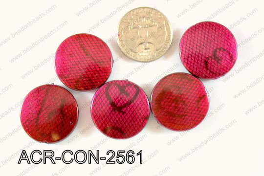 Acrylic Coin 500g Bag 25mm ACR-CON-2561