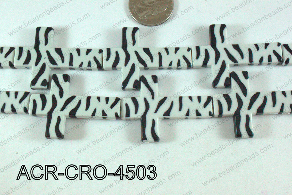 Acrylic Cross White 45mm ACR-CRO-4503