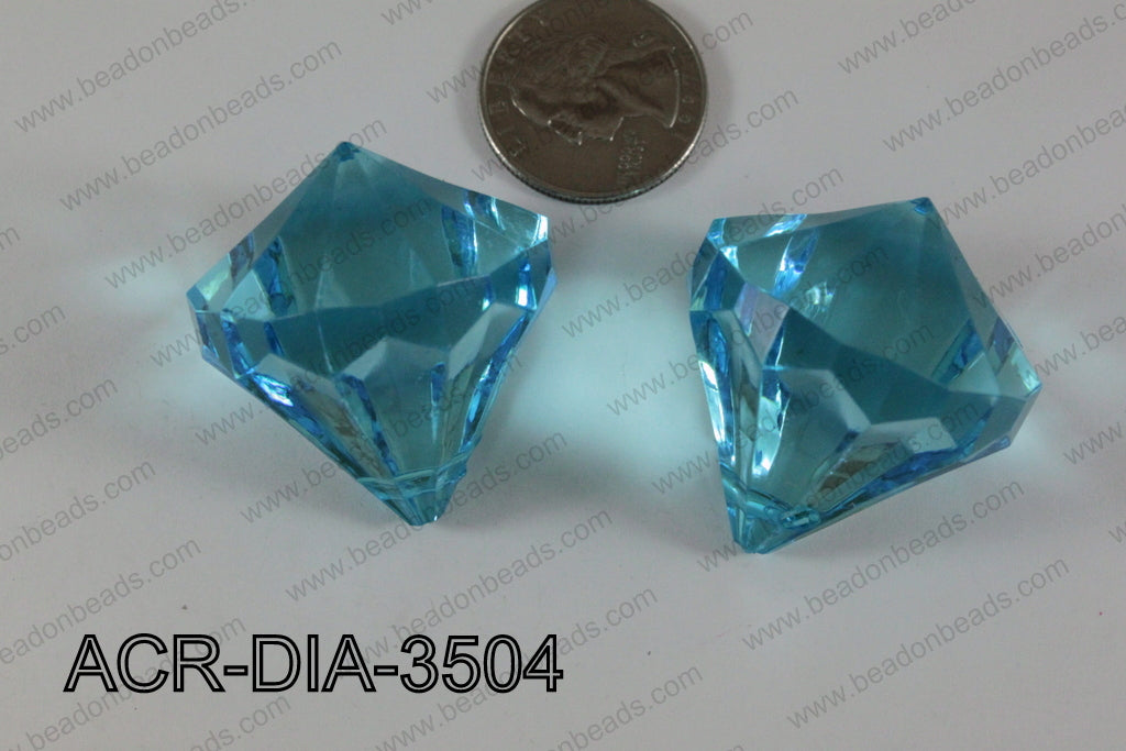 Acrylic Diamond Blue 35mm ACR-DIA-3504