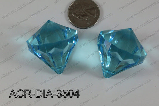 Acrylic Diamond Blue 35mm ACR-DIA-3504