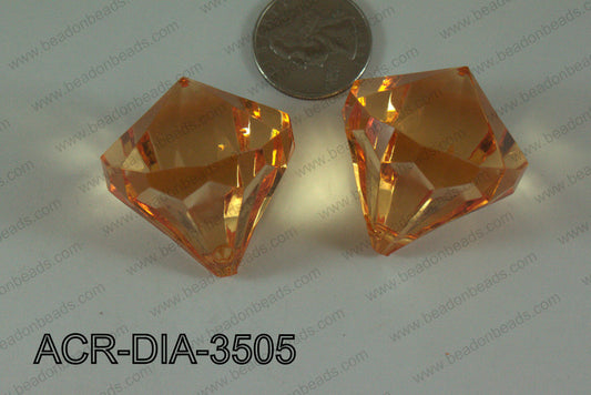 Acrylic Diamond Orange 35mm ACR-DIA-3505