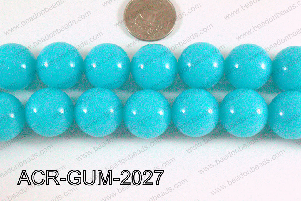 Acrylic Gum Ball Light Blue 20mm ACR-GUM-2027