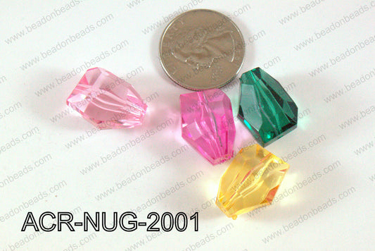 Acrylic Nugget Multicolor 20mm ACR-NUG-2001