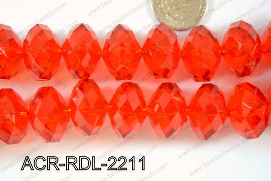 Acrylic Rondel 22mm ACR-RDL-2211