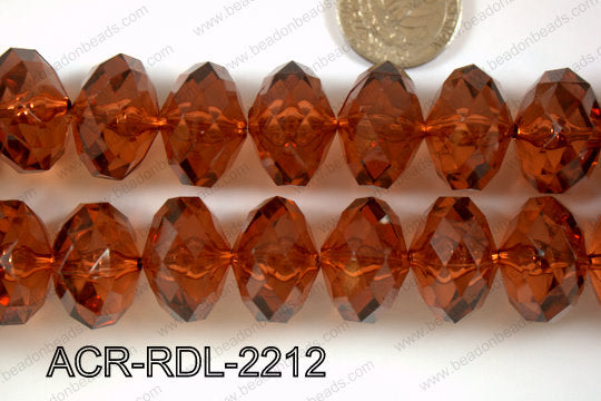 Acrylic Rondel 22mm ACR-RDL-2212