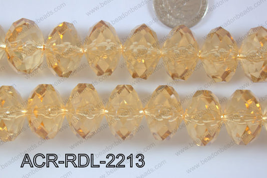 Acrylic Rondel 22mm ACR-RDL-2213