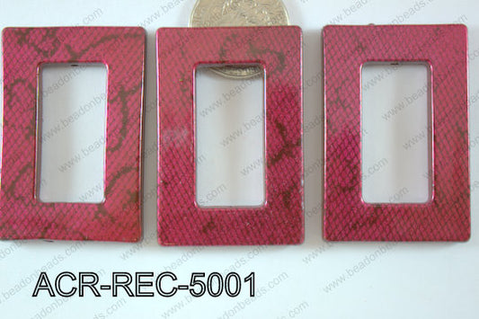 Acrylic Rectangle 500g Bag 30x50mm ACR-REC-5001