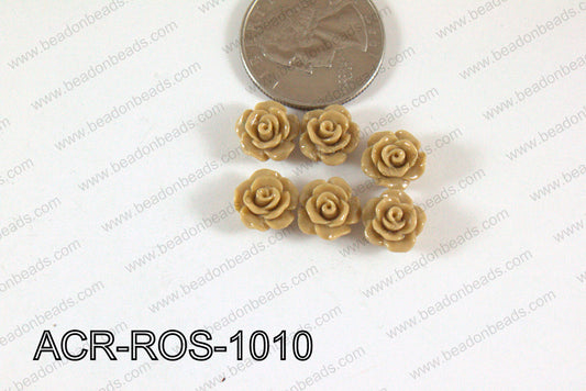 Acrylic Rose Beige 10mm ACR-ROS-1010