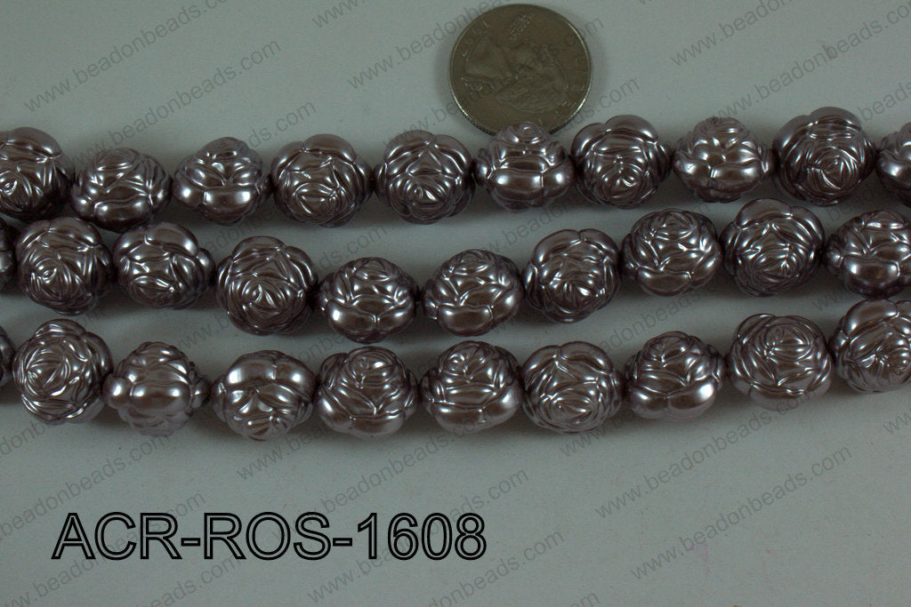 Acrylic Rose 16mm ACR-ROS-1608