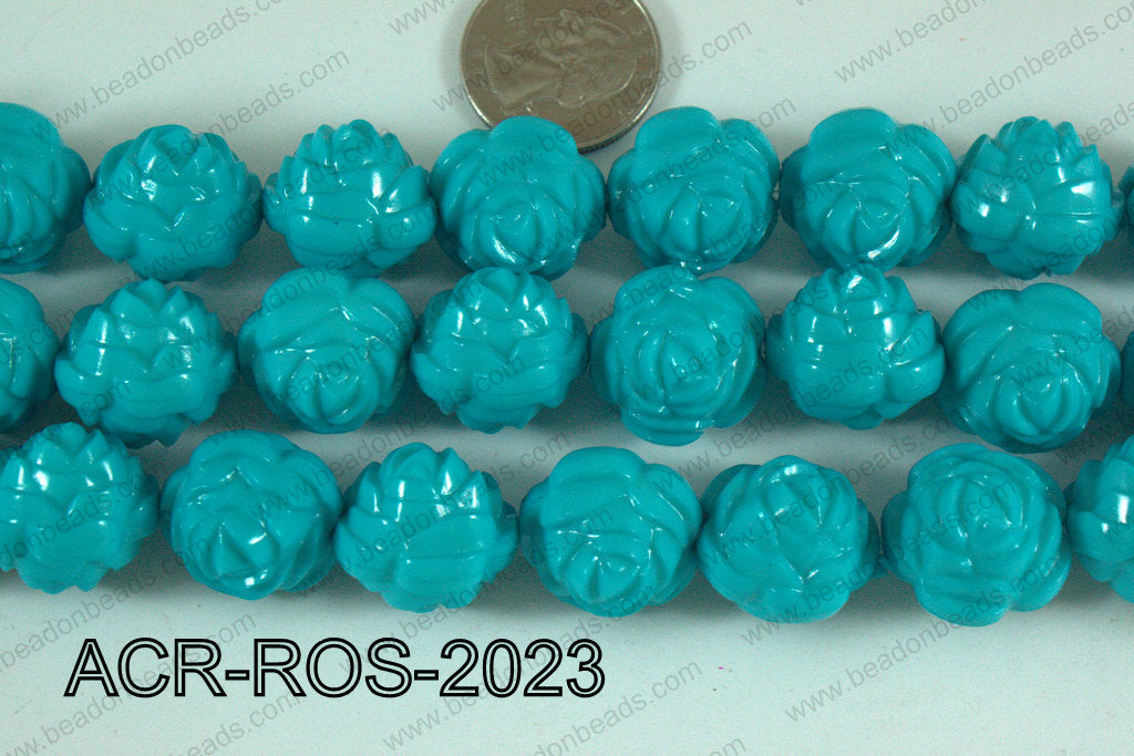 Acrylic Rose Blue 20mm ACR-ROS-2023