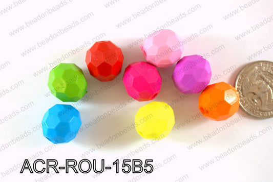 Acrylic Round 500g Bag 15mm ACR-ROU-15B5