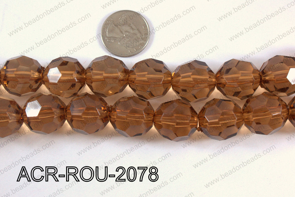 Acrylic Round faceted 20mm  ACR-ROU-2078