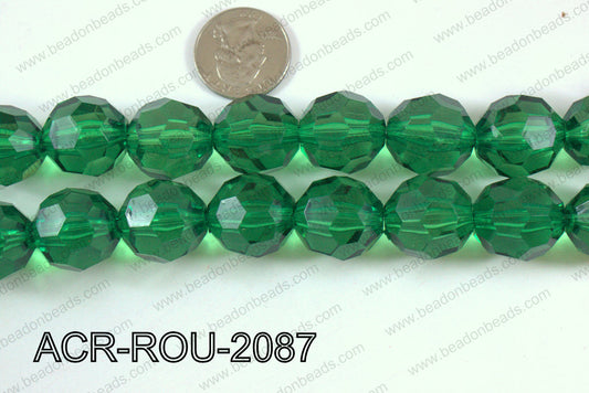 Acrylic Round faceted 20mm  ACR-ROU-2087