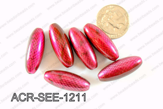 Acrylic Seed 500g Bag 12x30mm ACR-SEE-1211