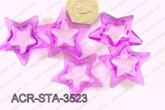 Acrylic Star Around 400g Bag 35mm ACR-STA-3523