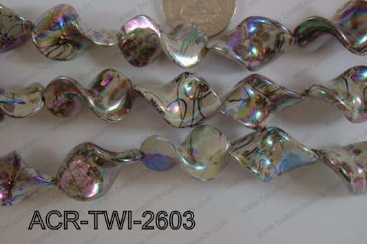 Acrylic Twisted 17x26mm ACR-TWI-2603