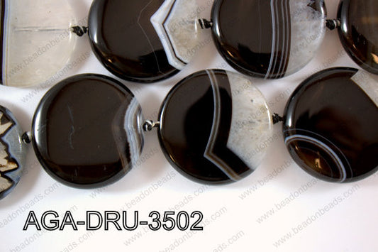 Agate- Druzy Coin 35mm AGA-DRU-3502