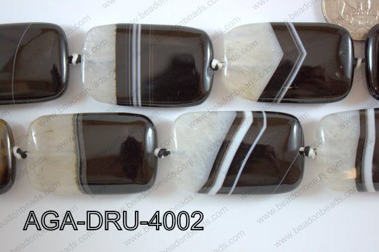 Agate- Druzy Rectangle 25x40mm AGA-DRU-4002