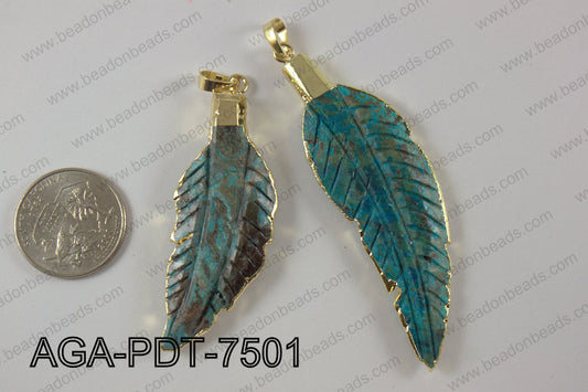 Imitation ocean jasper pednant  AGA-PDT-7501