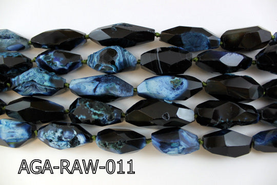 Agate Faceted Nugget 16" AGA-RAW-011