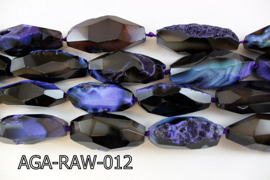 Agate Faceted Nugget 16" AGA-RAW-012