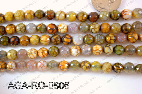 Agate Round 8mm AGA-RO-0806