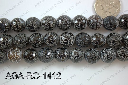 Black Agate Round 14mm AGA-RO-1412