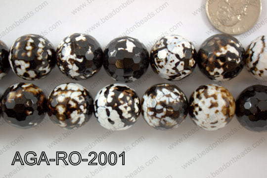 Snowflake Agate Round 20mm AGA-RO-2001