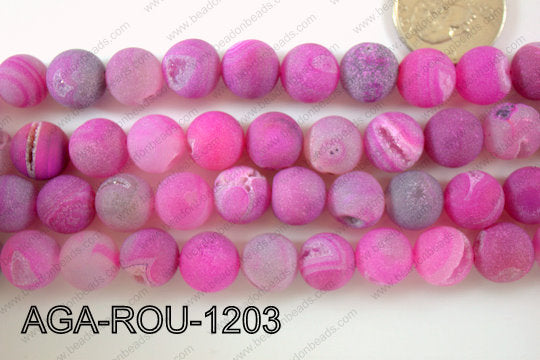 Agate Geode Round 12mm AGA-ROU-1203