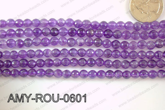 Amethyst Round Faceted 6mm AMY-ROU-0601
