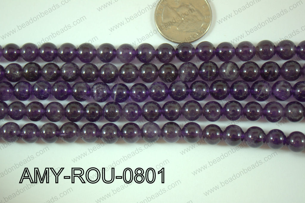 Amethyst Round 8mm AMY-ROU-0801