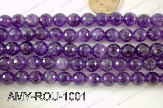 Amethyst Round Faceted 10mm AMY-ROU-1001