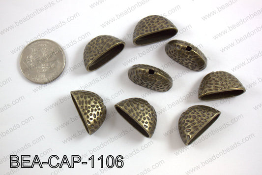 Bead cap 14X24mm, brass BEA-CAP-1106