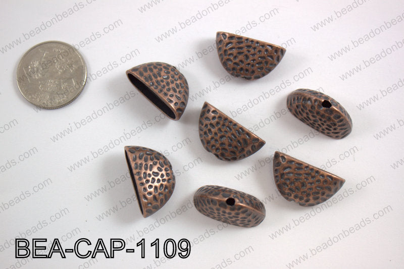 Bead cap 14X24mm, copper BEA-CAP-1109