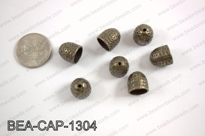 Bead cap 13mm, brass BEA-CAP-1304