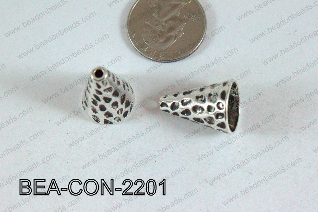 Bead Cap Cone Silver 22x16mm BEA-CON-2201